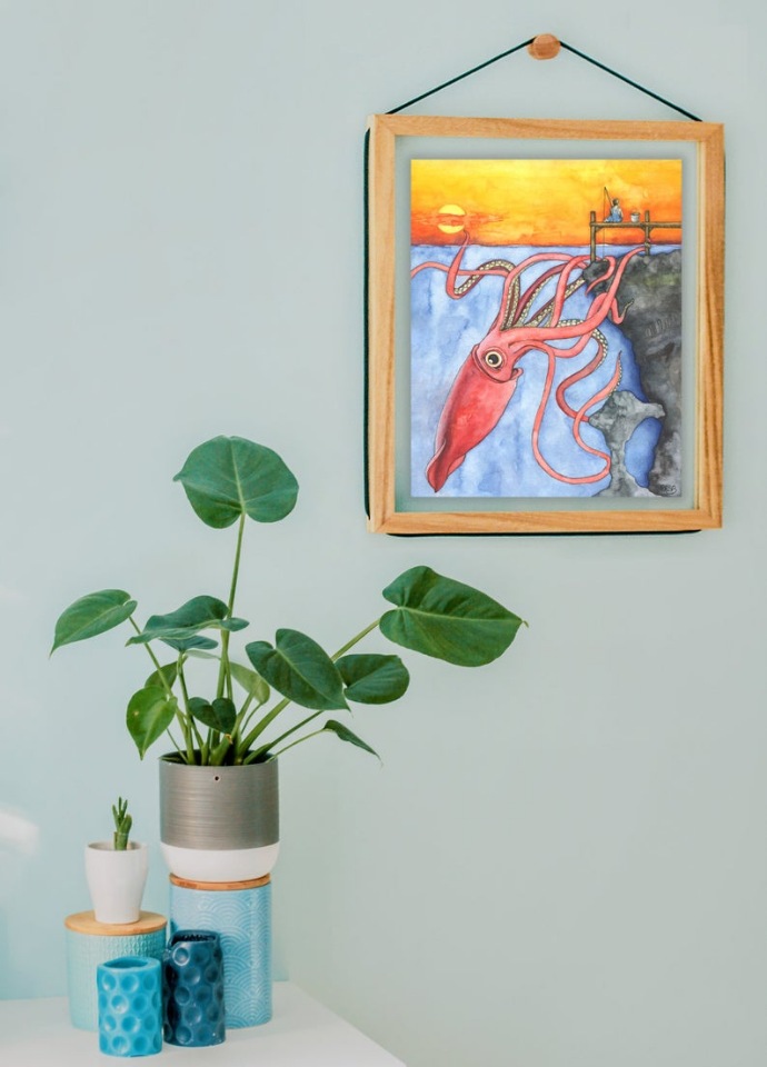 TheColorfulCatStudio - Иллюстрации подводного мира by Rachel Byler