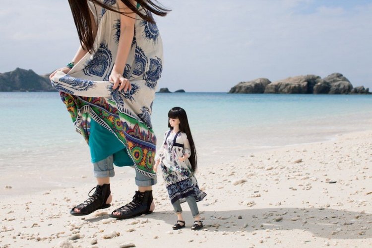 Необычный фотопроэкт Японской блогерши: Люди как куклы (фото 3)