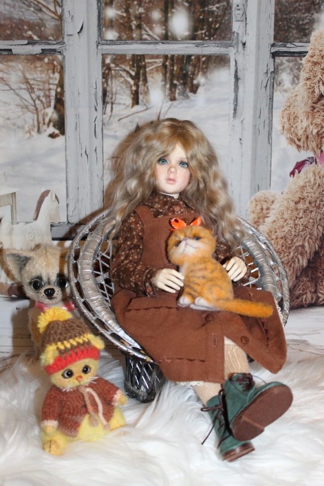 В Рождественский сочельник. Розочка в ожидании Рождества