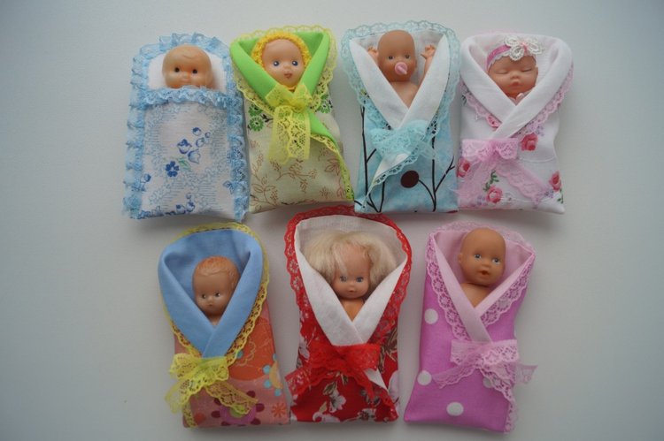 Как в детстве - пупсяшки-пеленашки (фото 7)