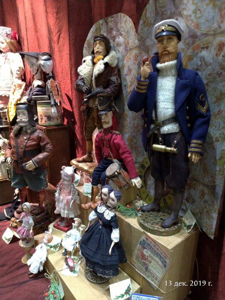 X Международная выставка "Искусство куклы" в Гостином дворе. Часть 2