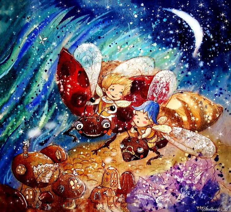 Волшебные иллюстрации — Интересное обо всем: поздравления