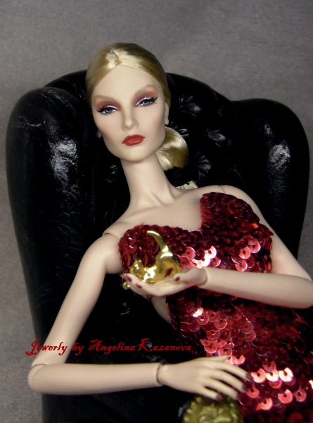 Продолжение Миниатюрной миниатюры или Новые кольца для кукол 1/6