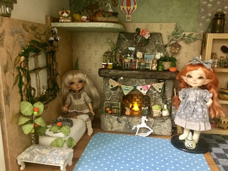 Строим каминный уголок — Мебель для кукол и домиков: фото