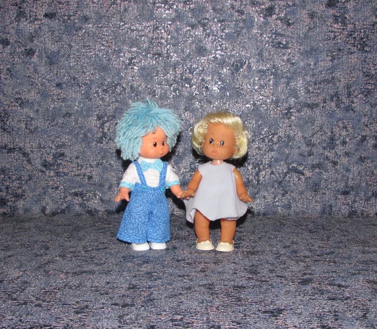 Моя новая девочка Ева и её друзья (куколки ГДР Werk Schalkau-косолапки) (фото 8)