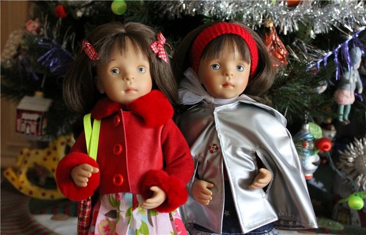 Моя коллекция кукол с авторской росписью Sylvia Natterer