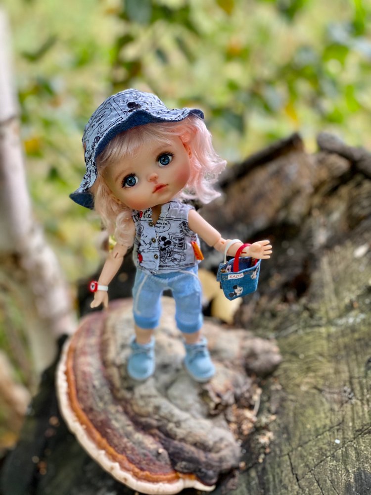 Варя в Березовой роще. Fabbi Chibbi Meadow dolls | Бэйбики Варя в Березовой роще. Fabbi Chibbi Meadow dolls