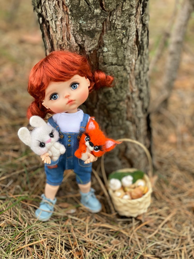 Как Варя ходила за грибами. Fabbi Chibbi Meadow dolls | Бэйбики Как Варя ходила за грибами. Fabbi Chibbi Meadow dolls