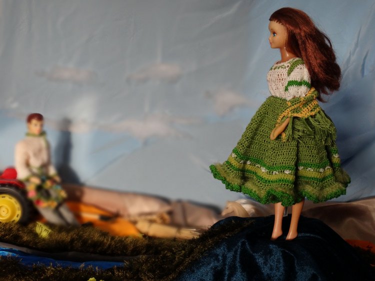 Сельская романтика для стареньких кукол