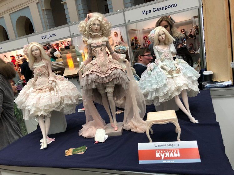 "Искусство куклы" 2019 - приглашаю прогуляться по выставке... ч.5