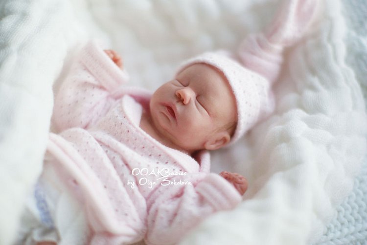 Эмили. Авторская кукла-младенец Ольги Соколовой (фото 5)