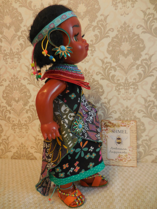 Танцующая кукла. Реставрация и создание авторского образа