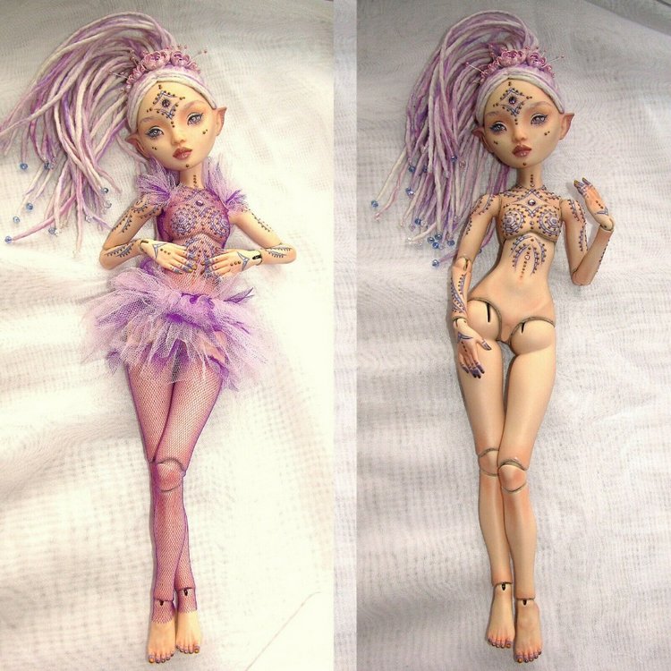 Кукла Ольги Фальковой — Домашние фото авторских кукол: личные коллекции (фото 10)