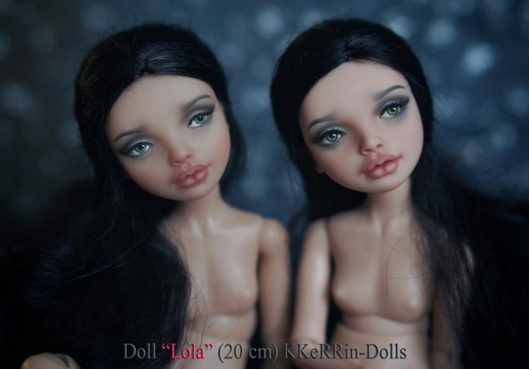 Шарнирная авторская кукла "Лола" (20см), от KKeRRin-Dolls (фото 7)