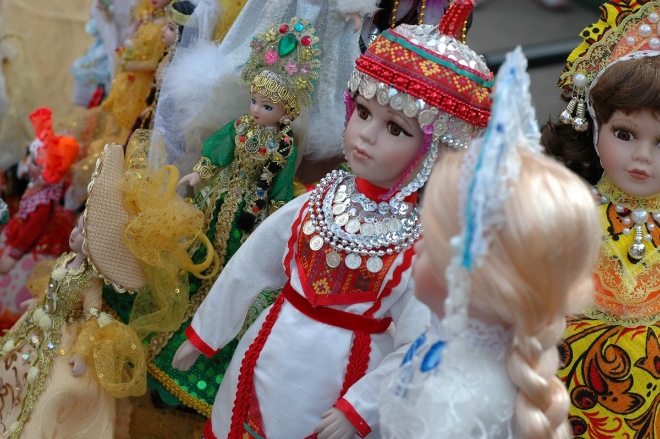 Мои куклЁшки на городском празднике "Литературное варенье"