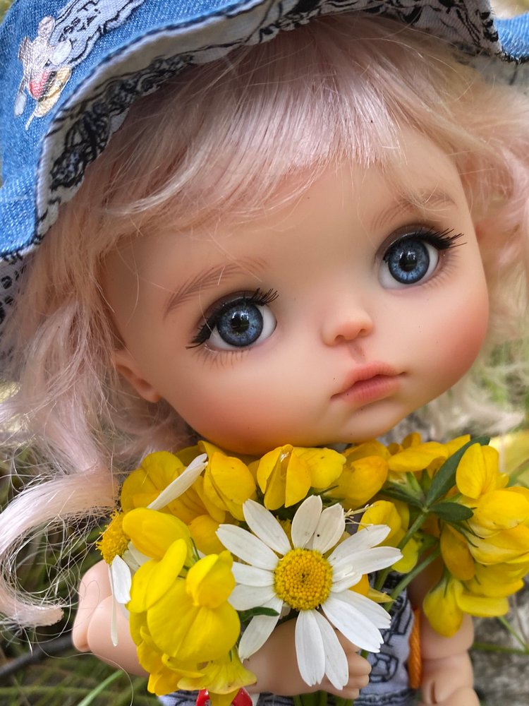 Варя в Березовой роще. Fabbi Chibbi Meadow dolls | Бэйбики Варя в Березовой роще. Fabbi Chibbi Meadow dolls