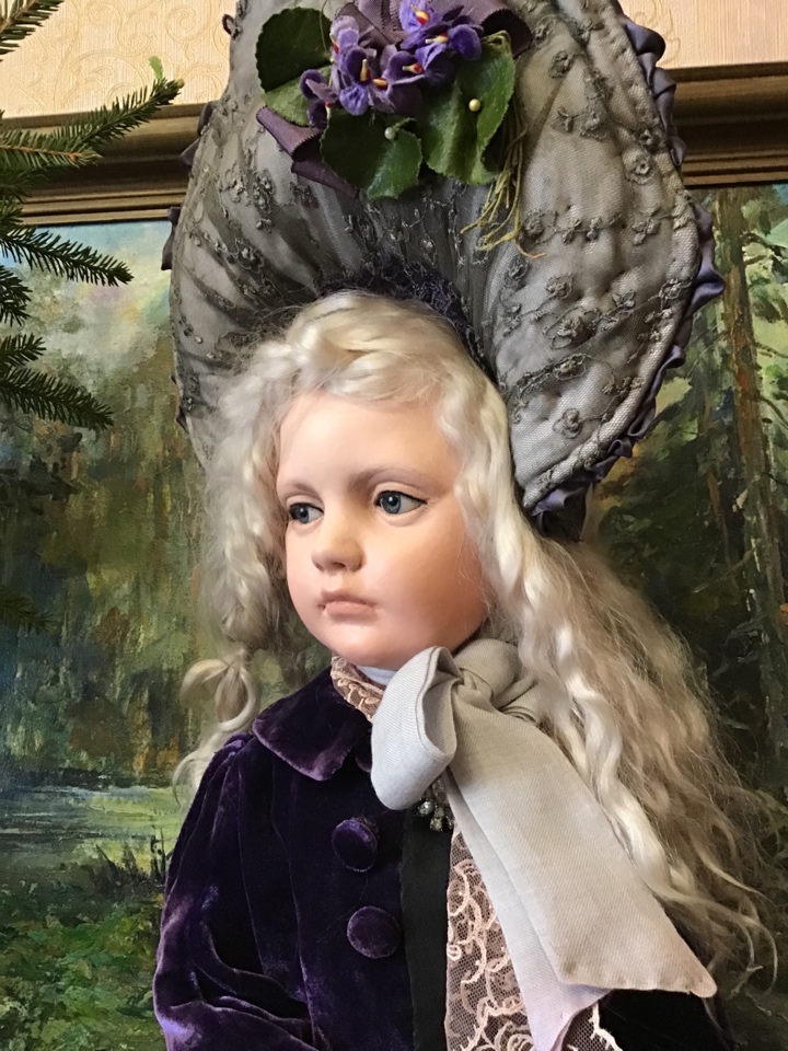 Мой первый бонет в этом году - Пармские фиалки