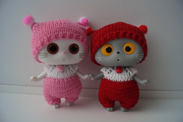 Модные котятки. Лили и Басик в обновках (фото 5)