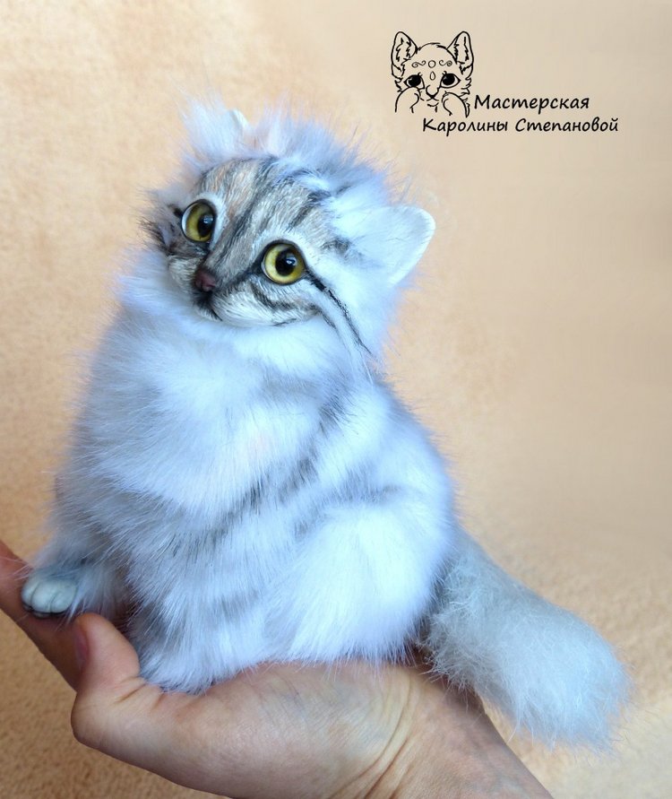 Кошечка Буся, портретная игрушка