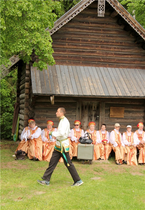"Троицкие гуляния" в Василёво, 2017 год, продолжение. Архитектурно-этнографический музей под открытым небом "Василёво"