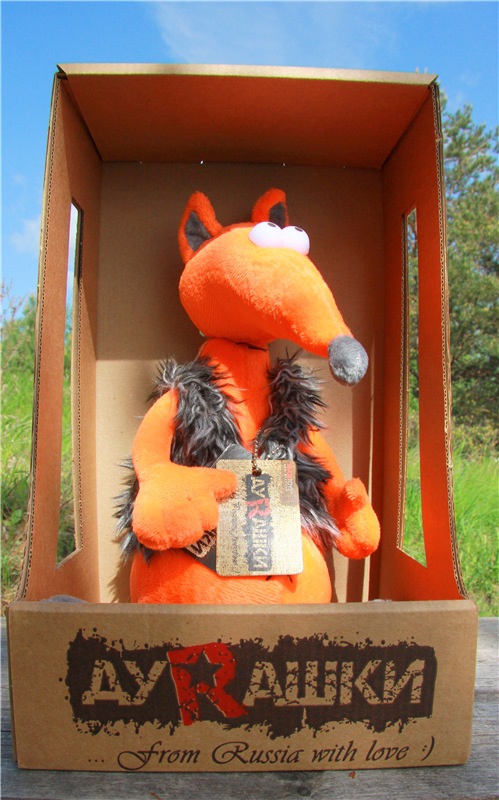 Хитрый Лис. Мягкая игрушка Хитрый Лис & Valenki, фирма MaxiToys (фото 2)