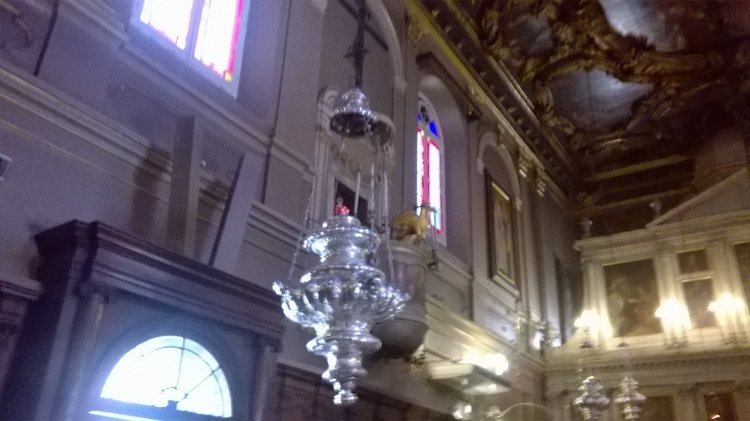 Посещение храма Спиридона Тримифунтского