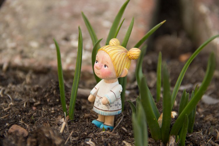 Мои деревянные козявочки — Авторские миниатюрные куклы: лепка