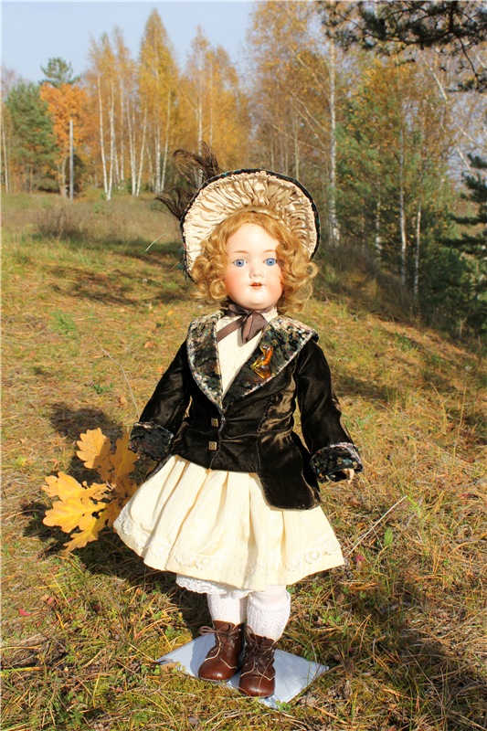Кейт - Девочка Осень — Антикварные куклы Armand Marseille (AM): молд 390 (фото 6)
