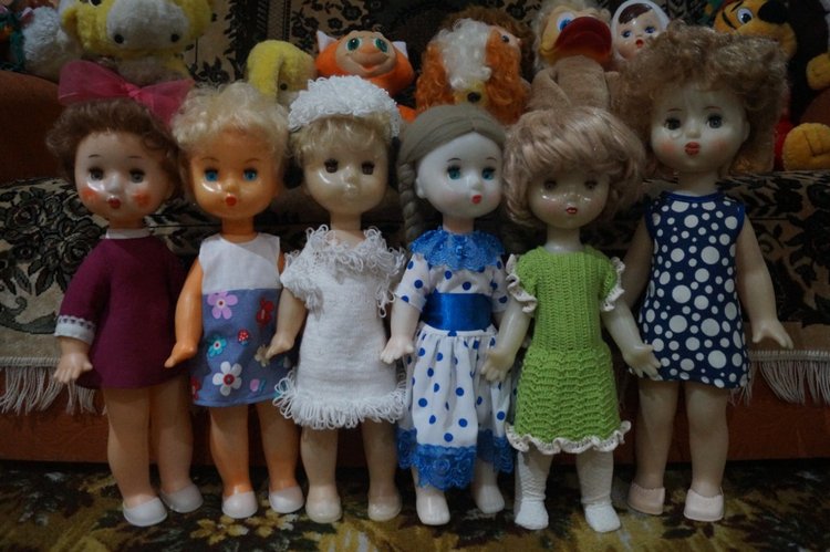 Свердловская фабрика игрушек. Все куклы и игрушки которые живут в моём музее