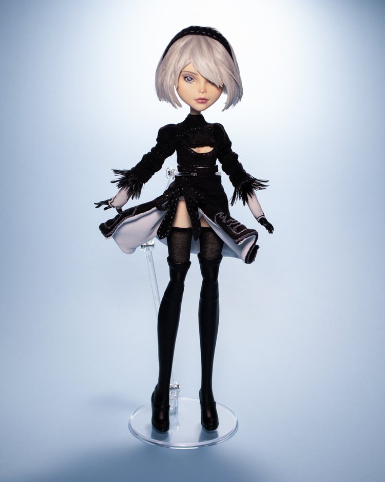 OOAK YoRHa No.2 Type B или 2B из NieR: Automata (фото 9)