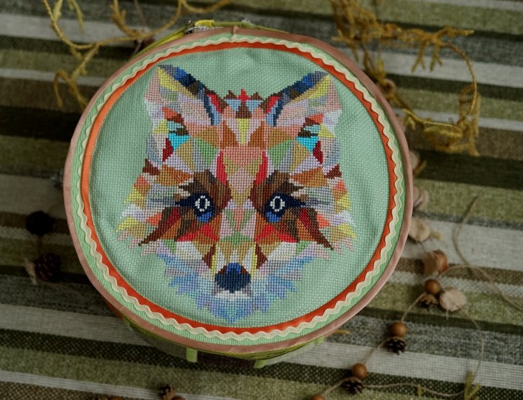 Оттенки осени. Вышивка — Вышивка крестиком