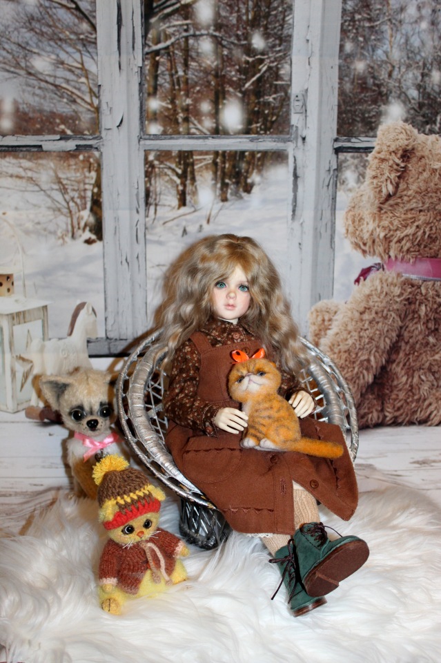 В Рождественский сочельник. Розочка в ожидании Рождества