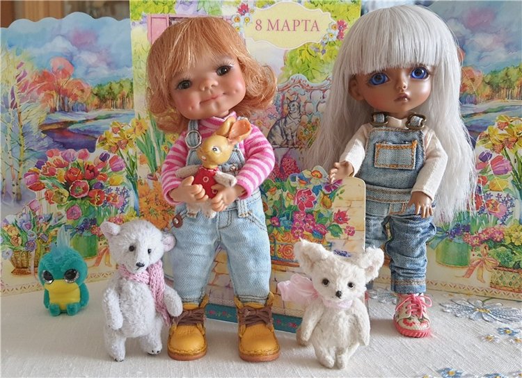 Скоро 8 Марта — Куклы Meadow dolls (Медовушки): BJD (БЖД)