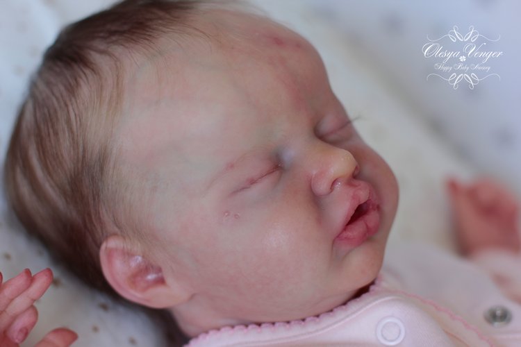 Моя крохотуля Инди. Кукла реборн Олеси Венгер