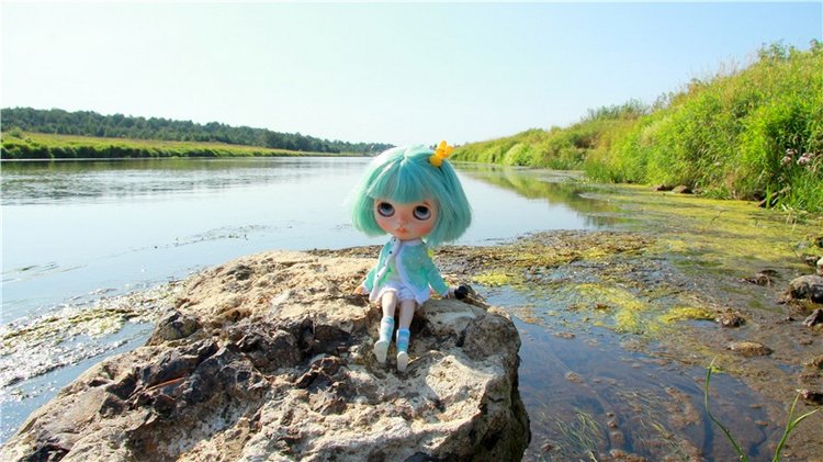 Инопланетянка Нийя. Custom Blythe Doll UFO Go Go Takara