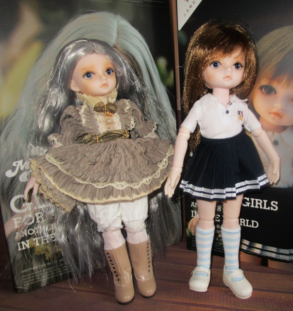 Две малышки из Китая — Разные шарнирные куклы (не БЖД): редкие