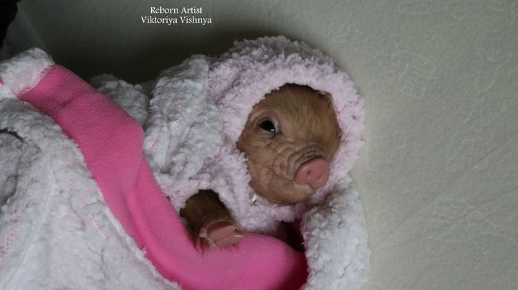 Поросенок Мила... куколка реборн Виктории Вишни
