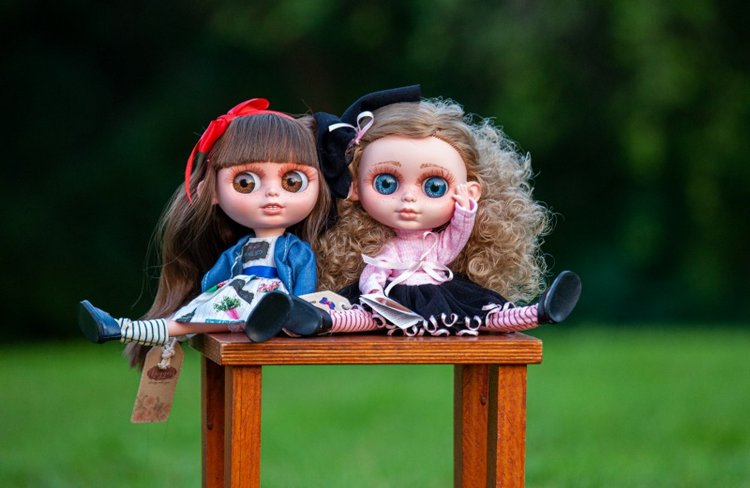 В гостях у STEPHA dolls! Biggers, Миниамигес, Вестида де Азул