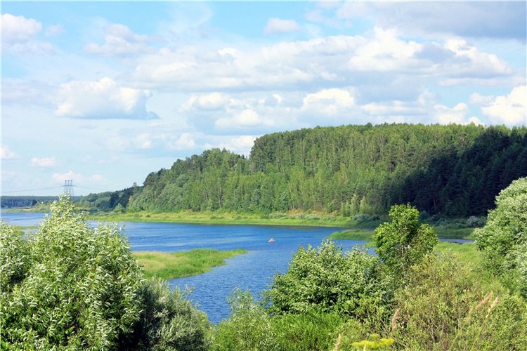 Путешествие Эли на красивый берег реки Волги