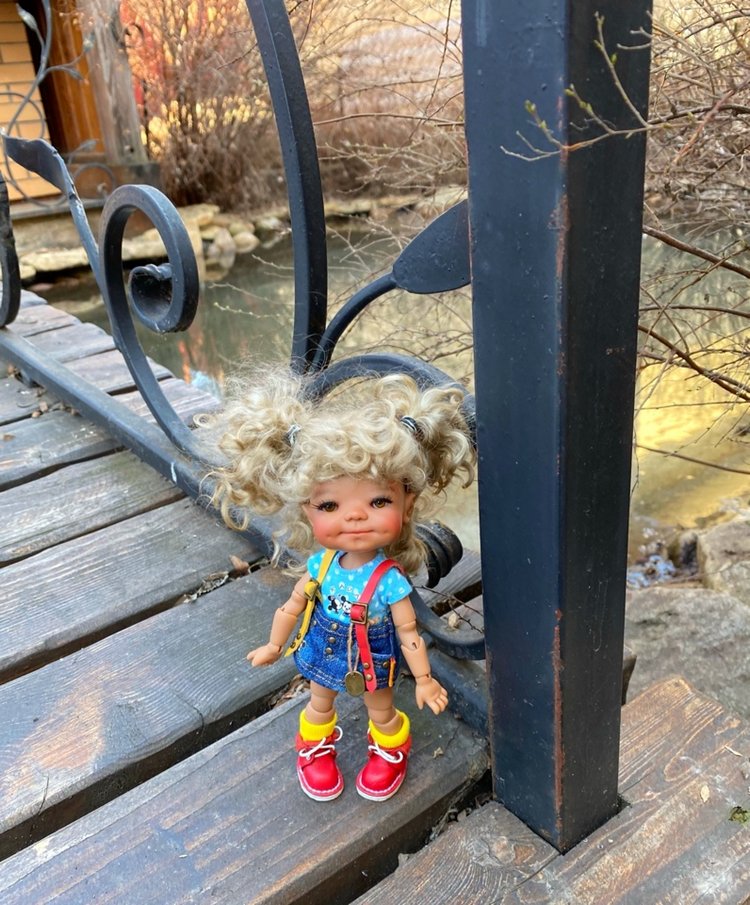 Стоят девчонки... стоят в сторонке. Meadow dolls (фото 10)