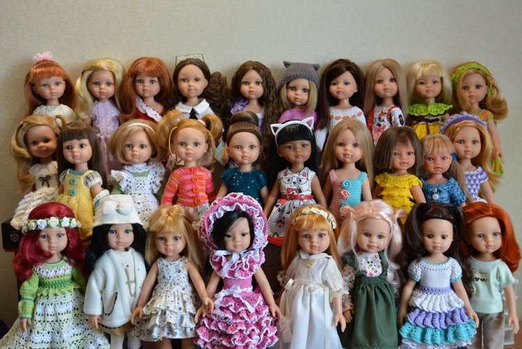 Испанские куклы (Общее фото коллекции на 10,08)