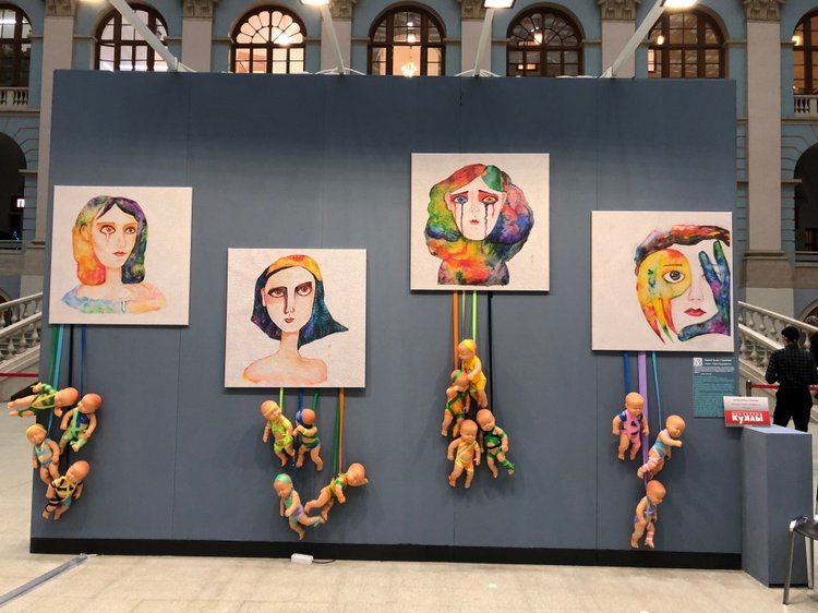 Искусство куклы. Гостиный двор декабрь 2018 - мой фотоотчет