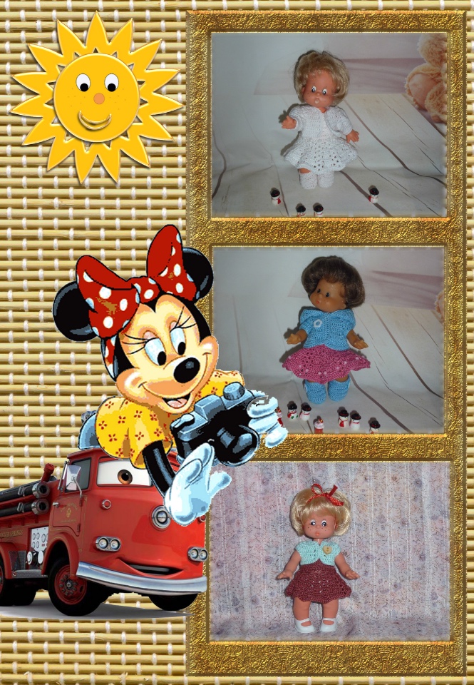 Мои куколки SCHALKAU и коллекция вязаных нарядов