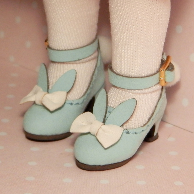Обувь с ушками зайчика для моей пукифишки (фото 7)