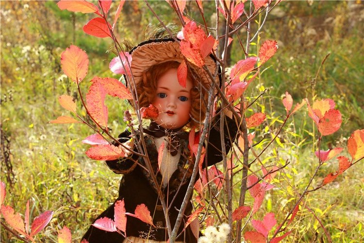 Кейт - Девочка Осень — Антикварные куклы Armand Marseille (AM): молд 390