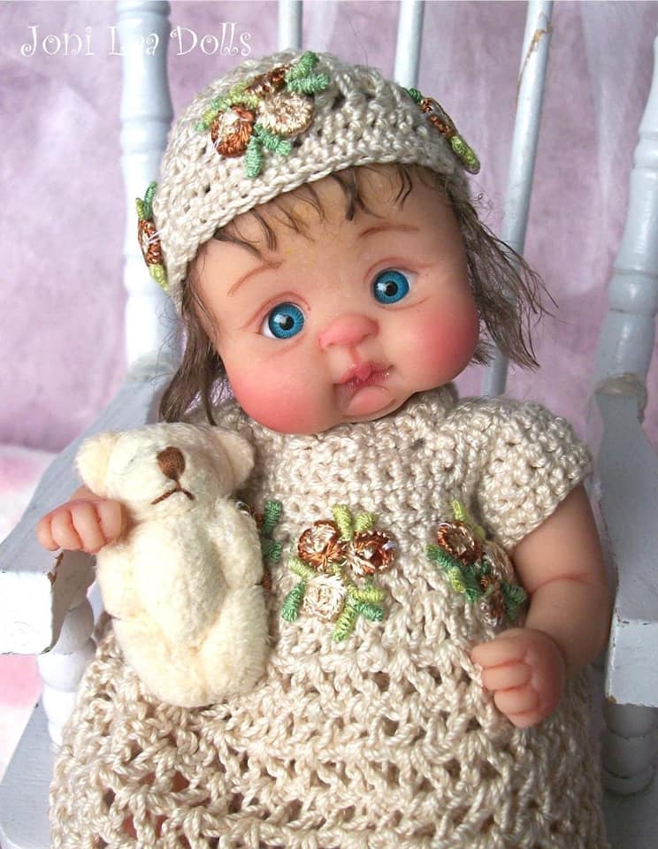 Авторские куклы дети из полимерной глины от Joni Lea - ч.17