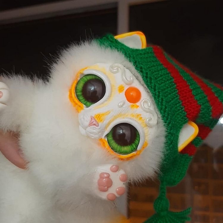 Осенний вечер и Мирис — Игрушки в смешанной технике (мех и глина): Арт (фото 5)