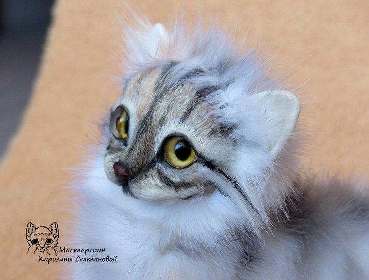 Кошечка Буся, портретная игрушка (фото 4)