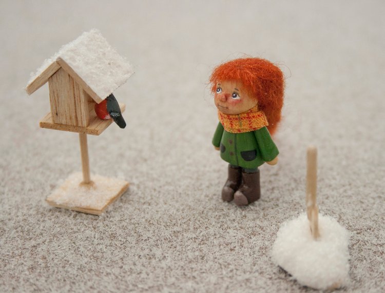 Мои деревянные козявочки — Авторские миниатюрные куклы: лепка