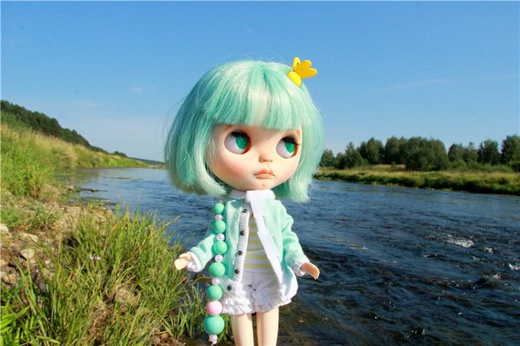 Инопланетянка Нийя. Custom Blythe Doll UFO Go Go Takara